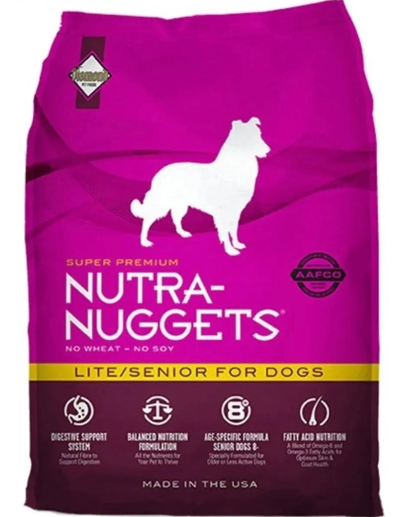 Nutra Nuggets Lite Senior Perros Adultos Mayores Control Peso
