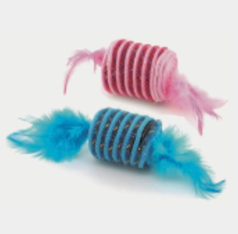 Juguetes Combo Mix para Gatos (Rodillo con Plumas)