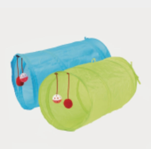Túnel para Gatos 50 cm con Juguete Colgante