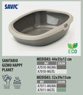 Arenera para Gatos Savic Gizmo Happy Planet