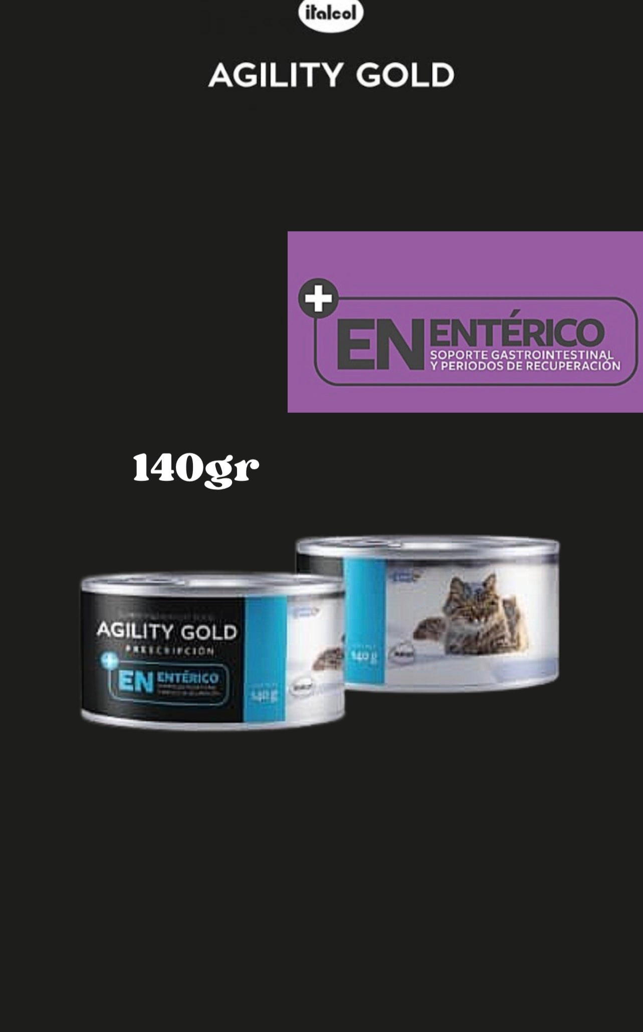 Agility Gold EN Entérico Gatos