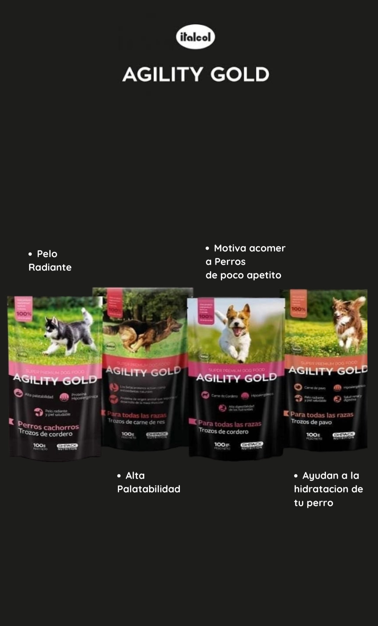 Agility Gold Snack Húmedo para Perros