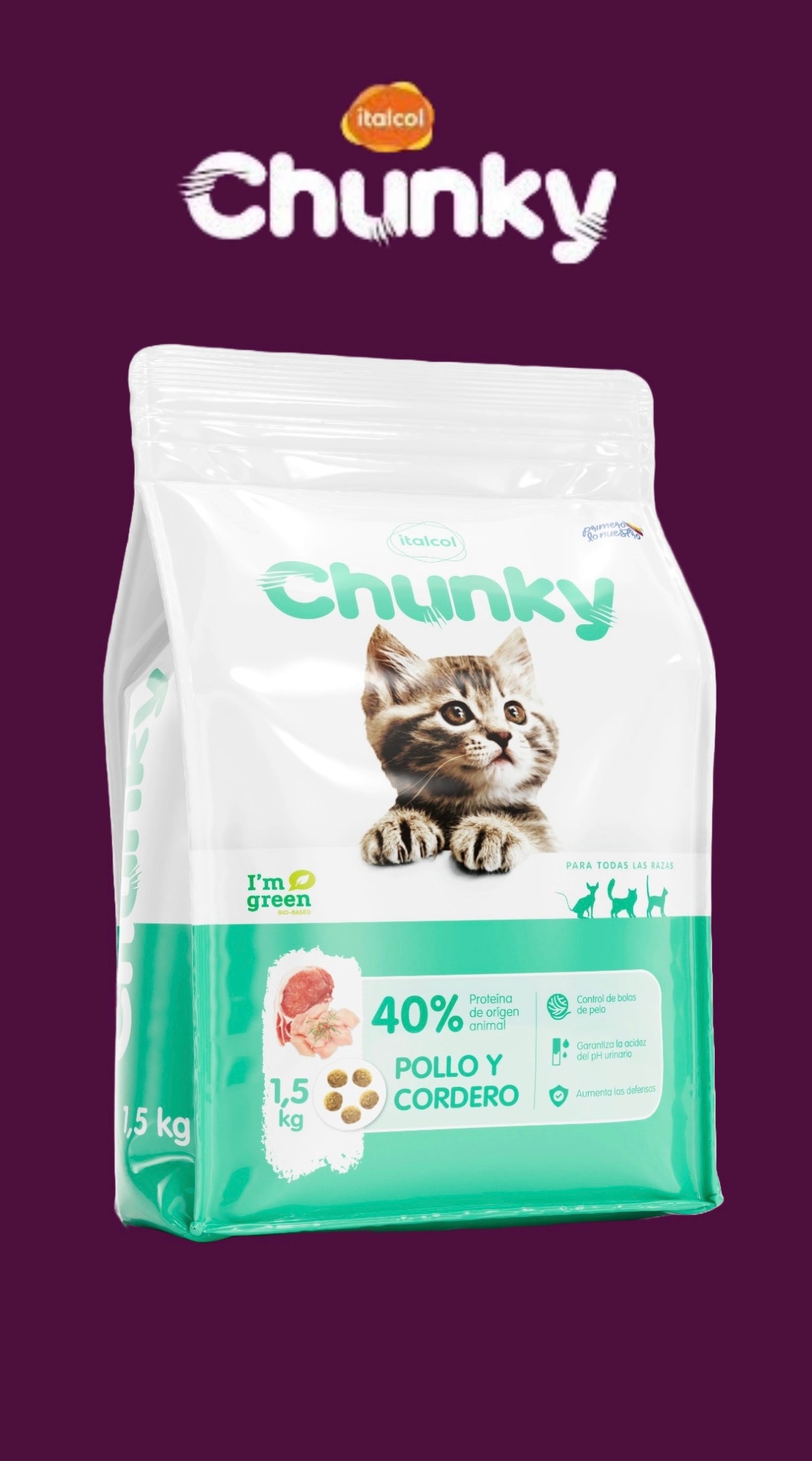 Chunky Gatos Pollo y Cordero