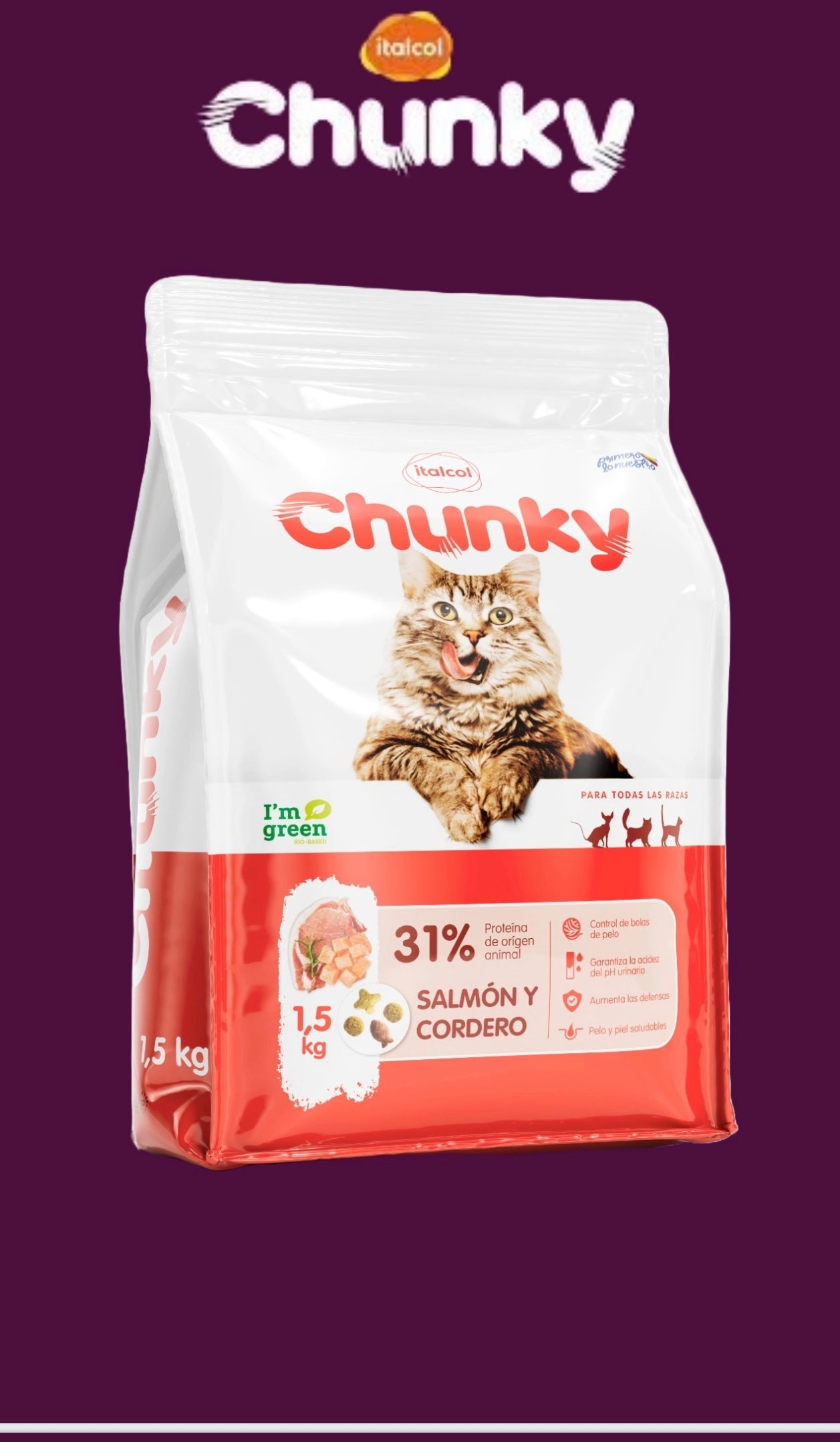 Chunky Gatos Salmón y Cordero